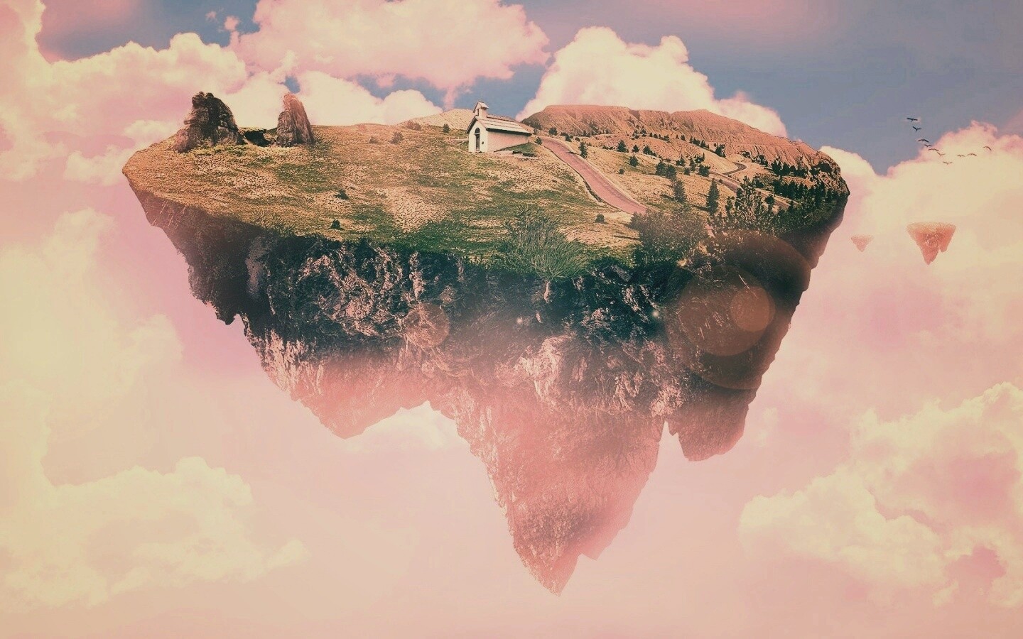 Летающий острв обои