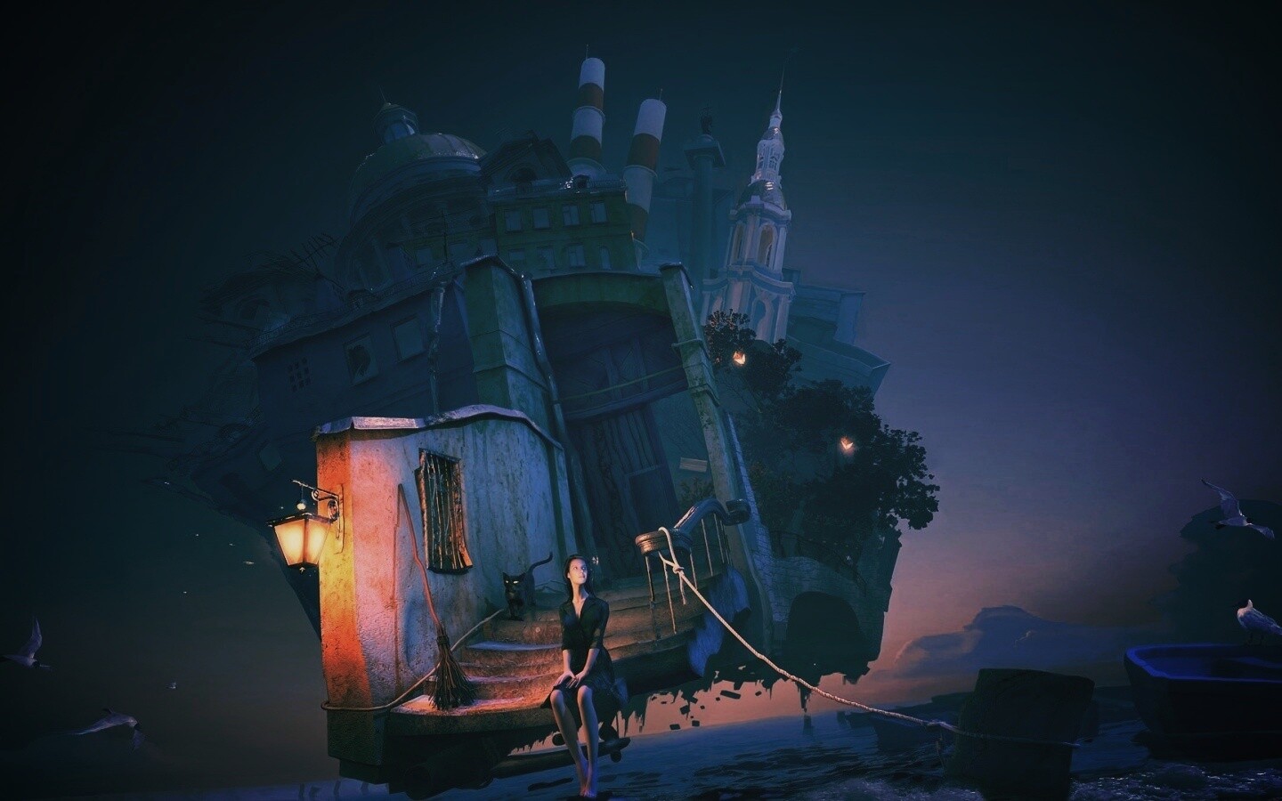 Мрачный Питер обои