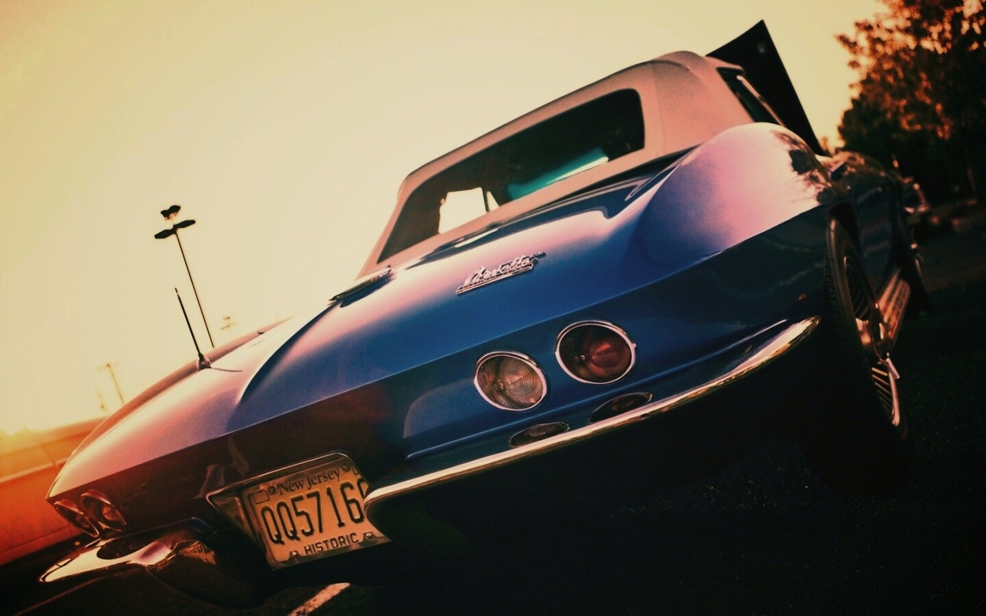 Ретро Chevrolet Corvette обои