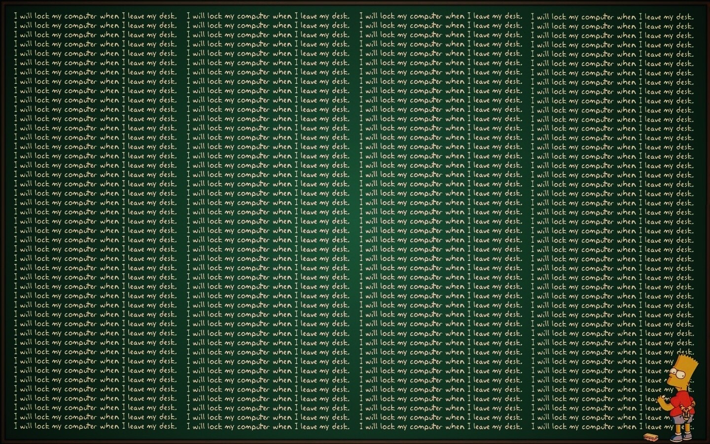 Наказанный барт сипсон обои