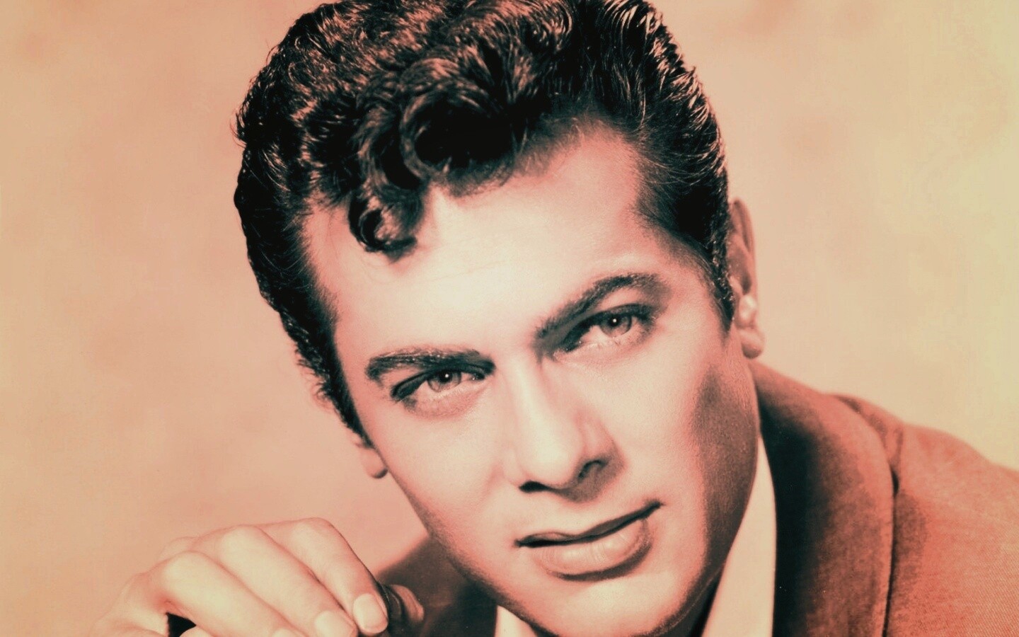 Чёрно белое фото Тони Кёртиса обои