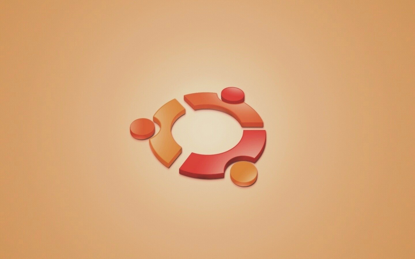 Официальный логотип Убунту обои