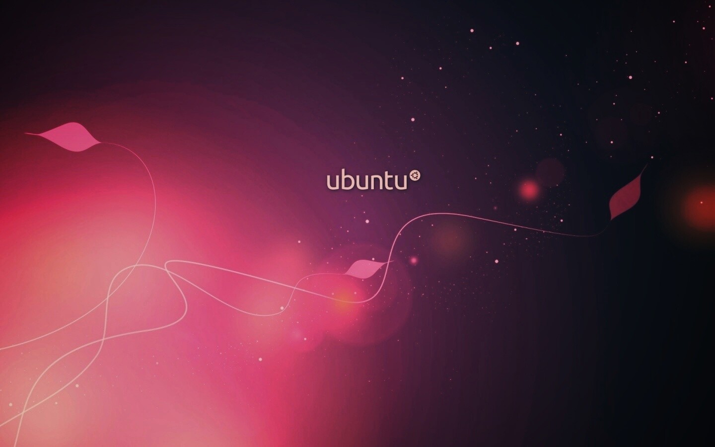 Сиреневые обои Ubuntu обои