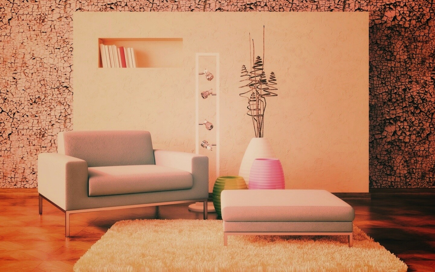 Стильный декор обои