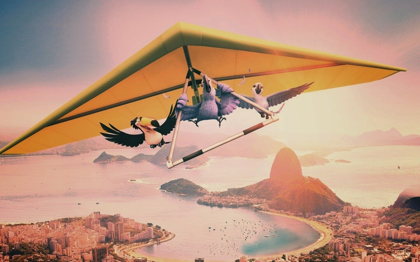 Герои мультфильма Рио обои