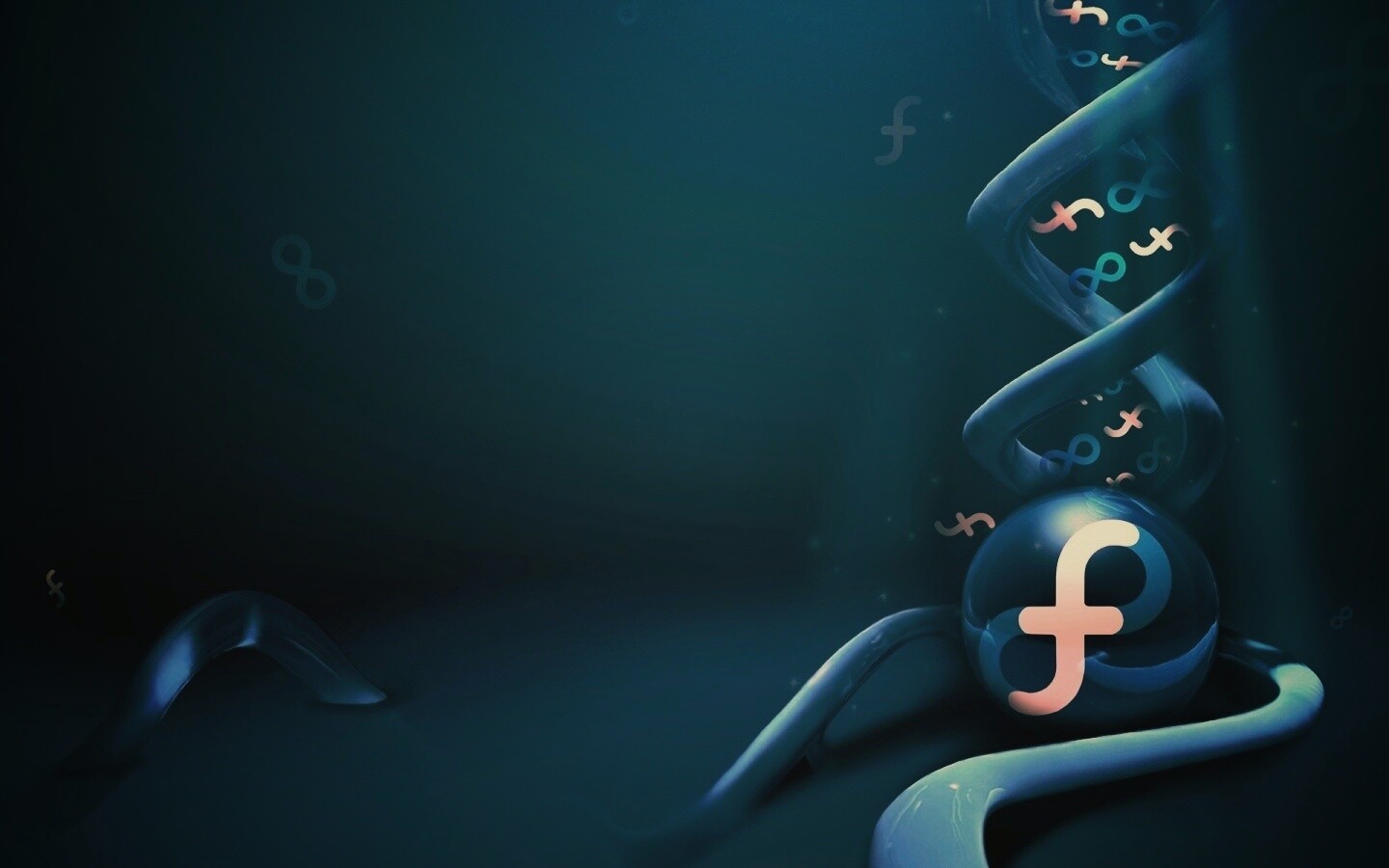 OS Fedora обои