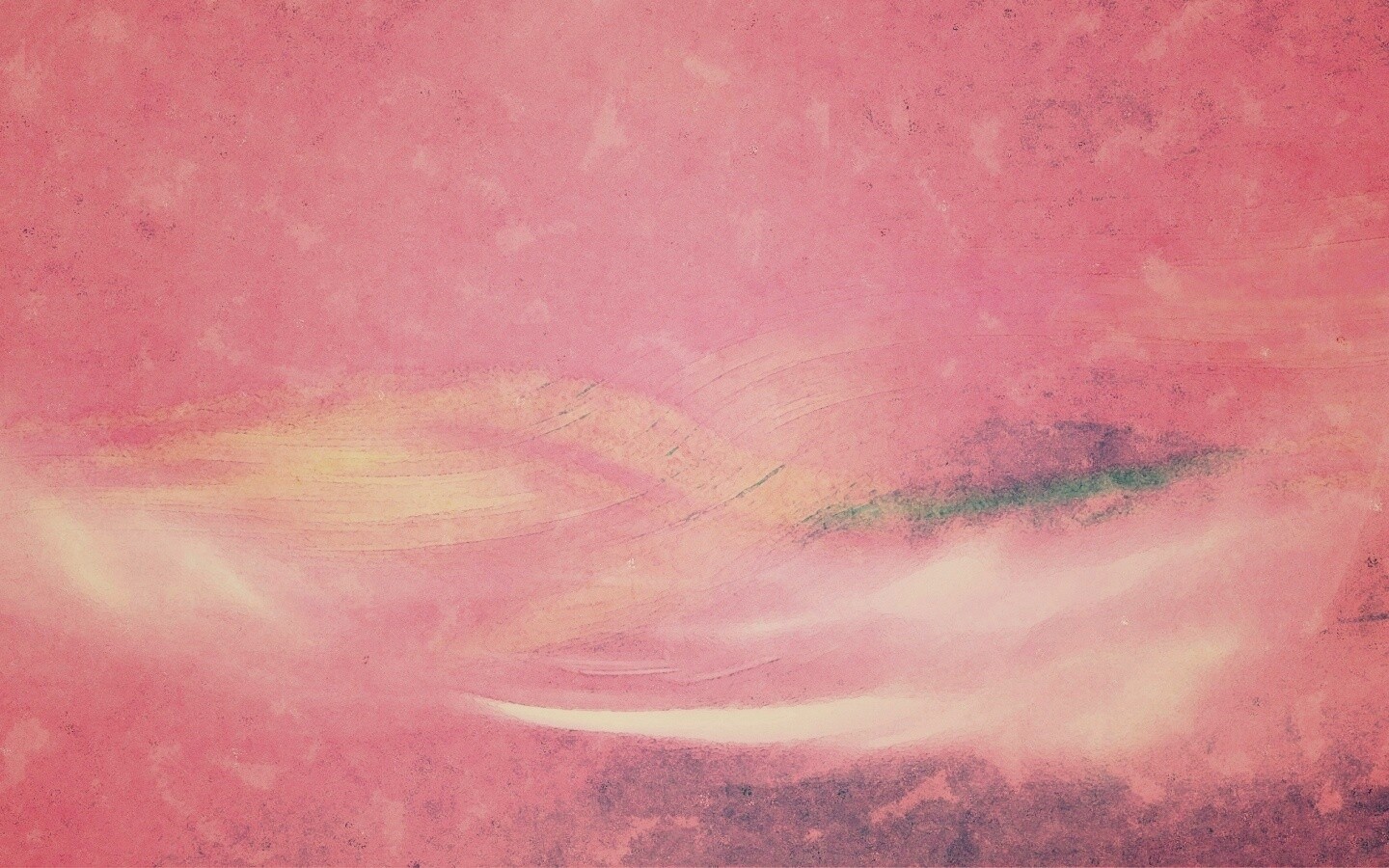 Радужные волны на нежно-фиолетовом фоне обои