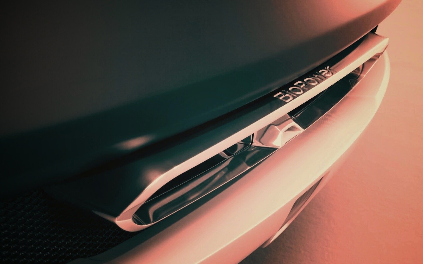 Хромированный бампер обои