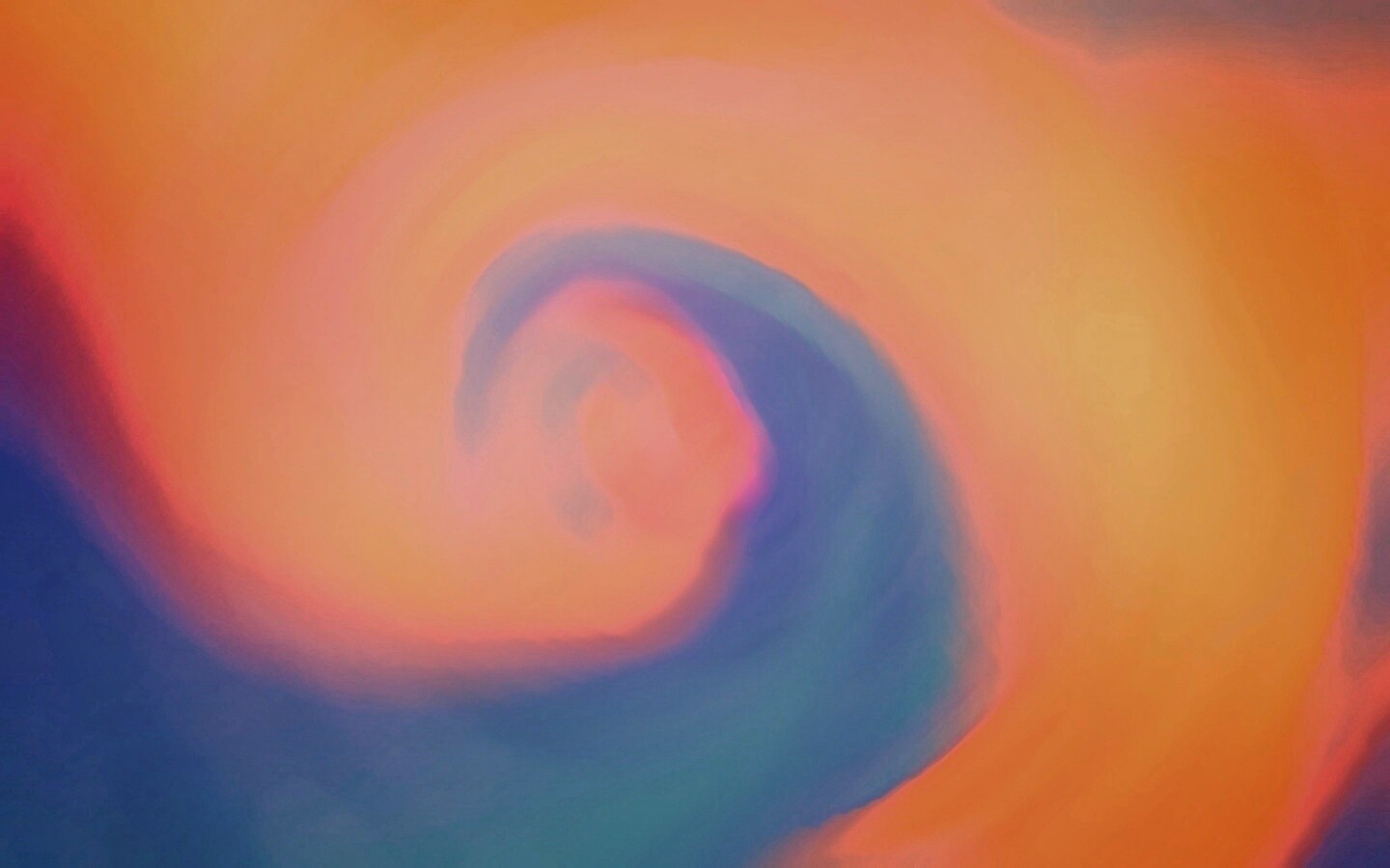 Жёлто-синие завихрения обои