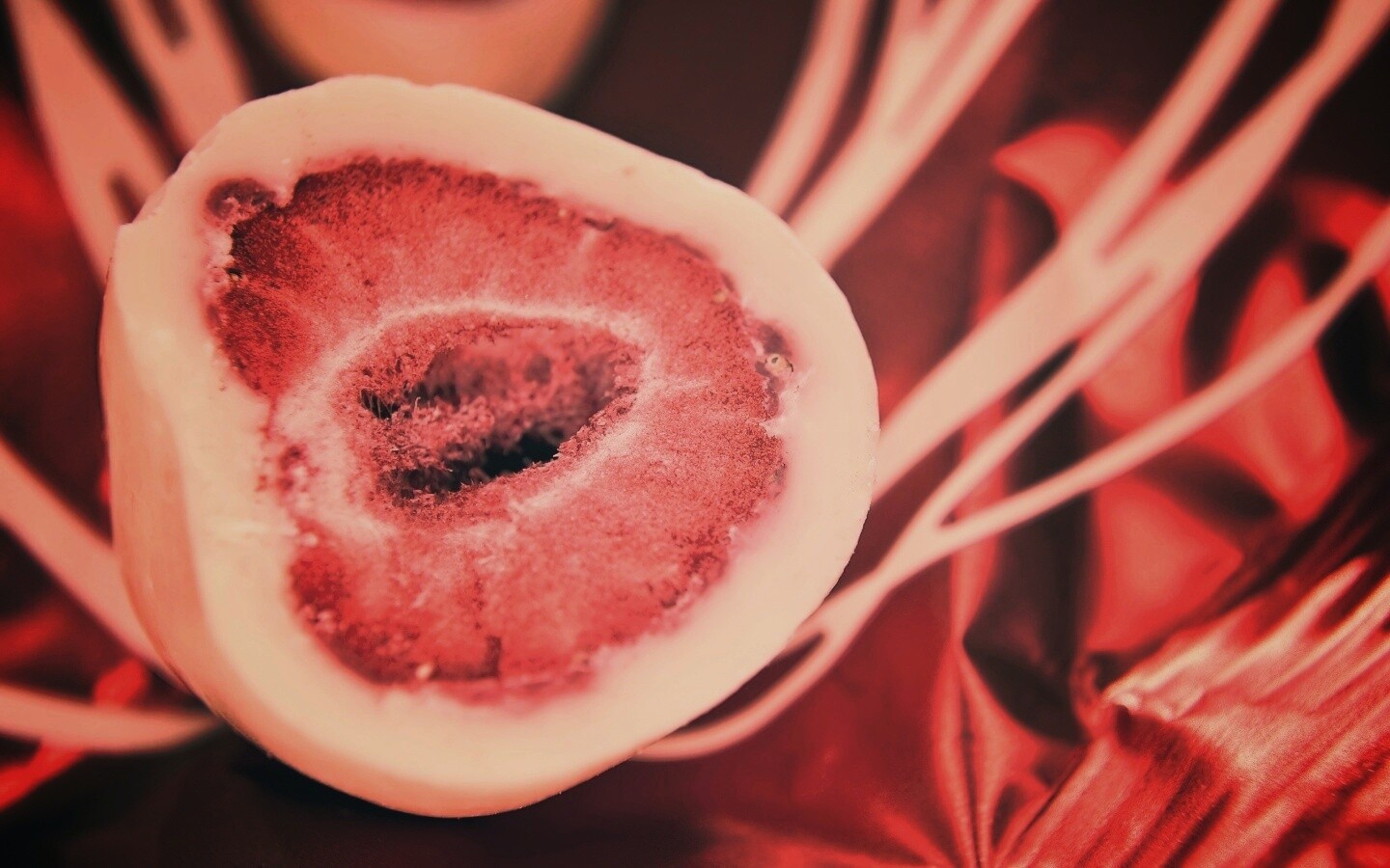 Клубника в белом шоколаде обои