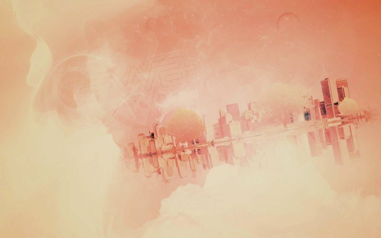 Абстрактный город обои