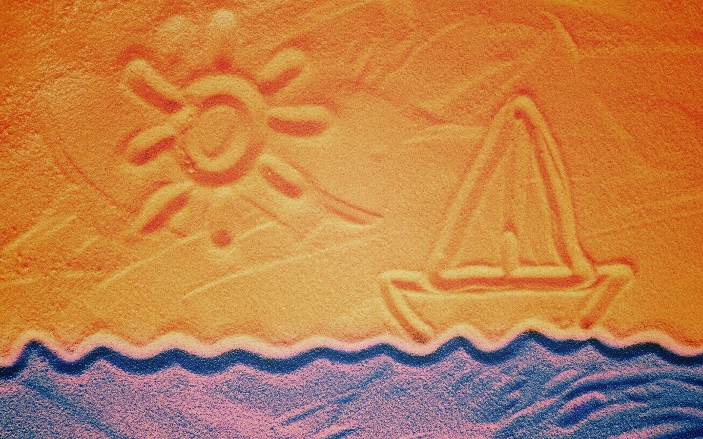 Рисунки на песке обои