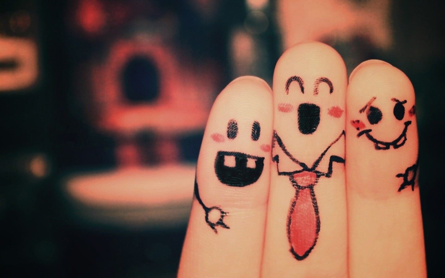 Пальцы-друзья обои