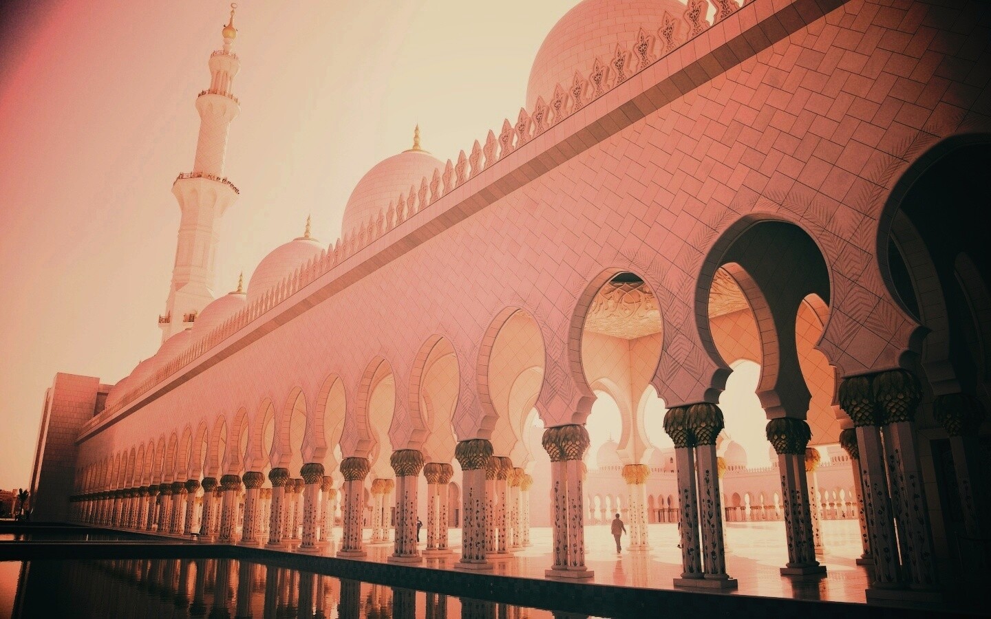 Мечеть шейха в Абу-Даби обои