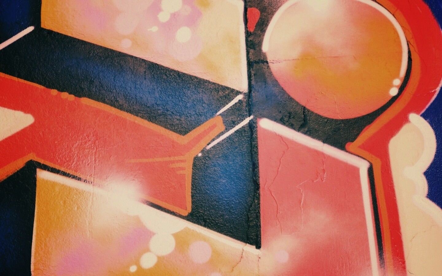 Граффити на стене обои