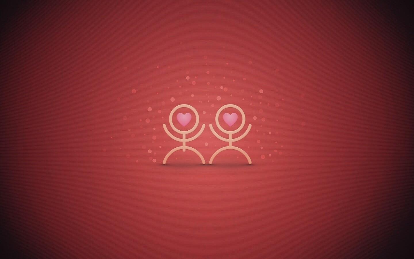 Влюблённые человечки обои