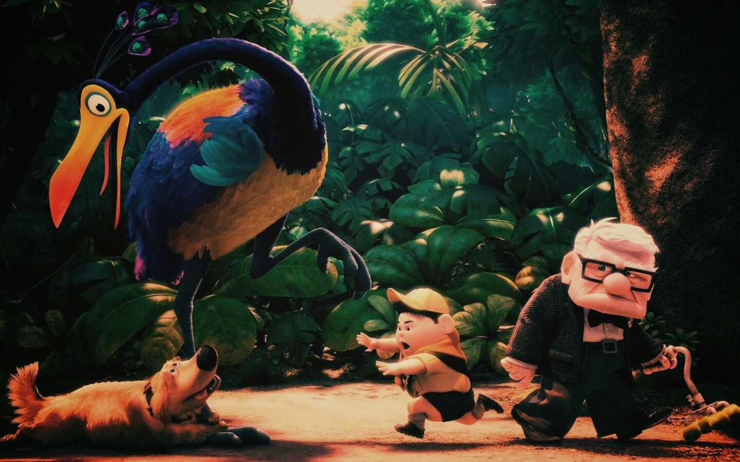 Герои мульфильма "Вверх" обои