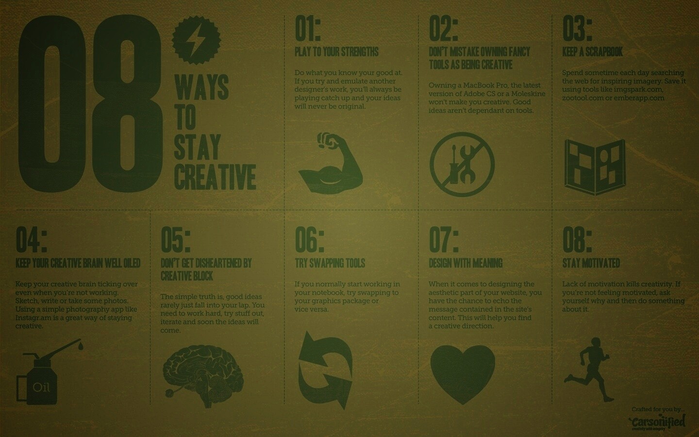 8 способов оставаться креативным обои