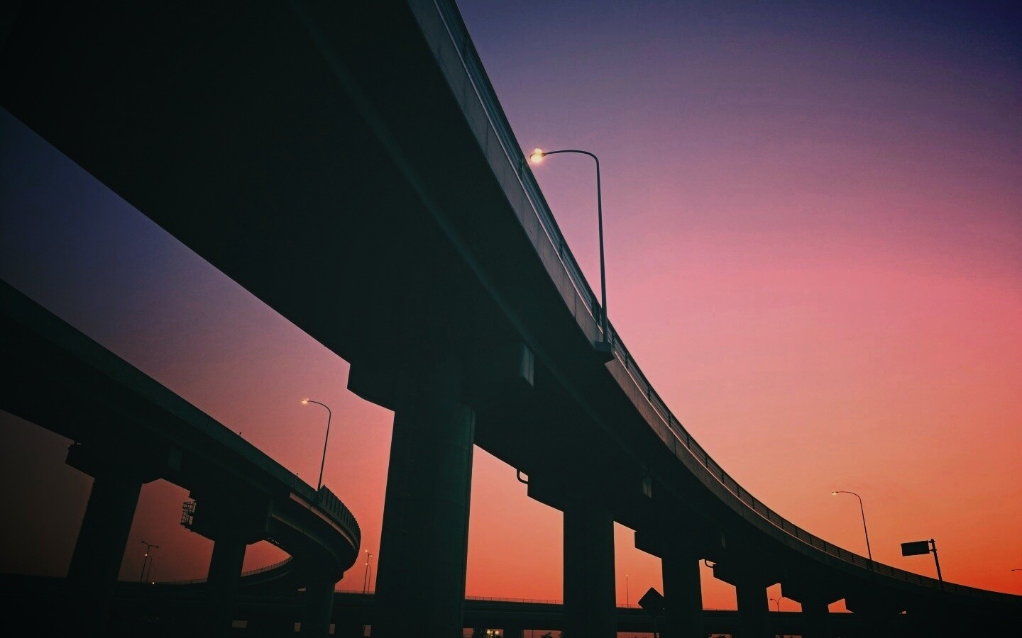 Дорожная развязка обои