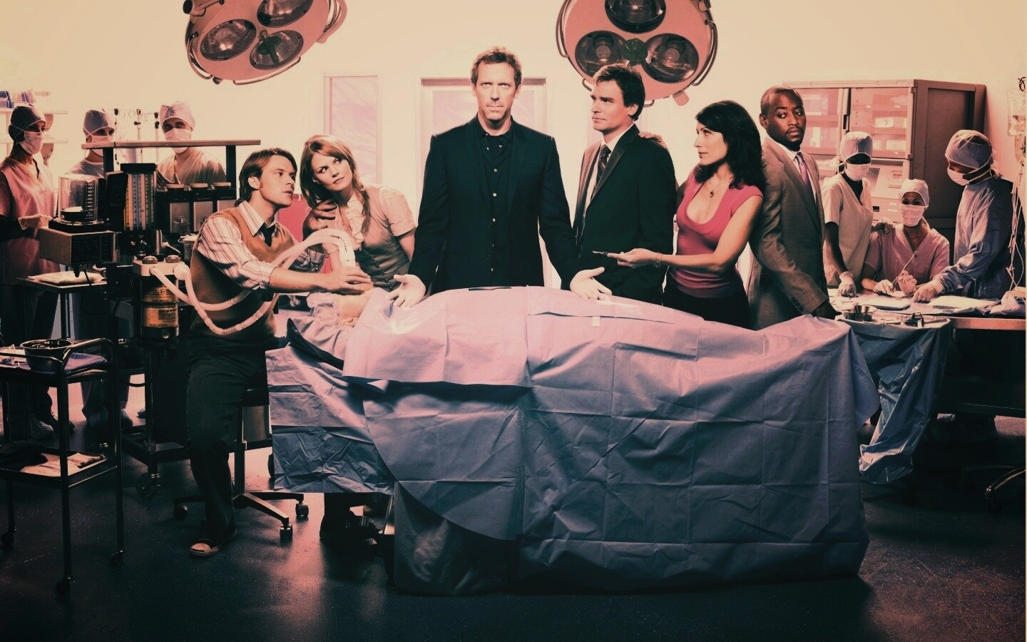 Герои сериала "Доктор Хаус" обои