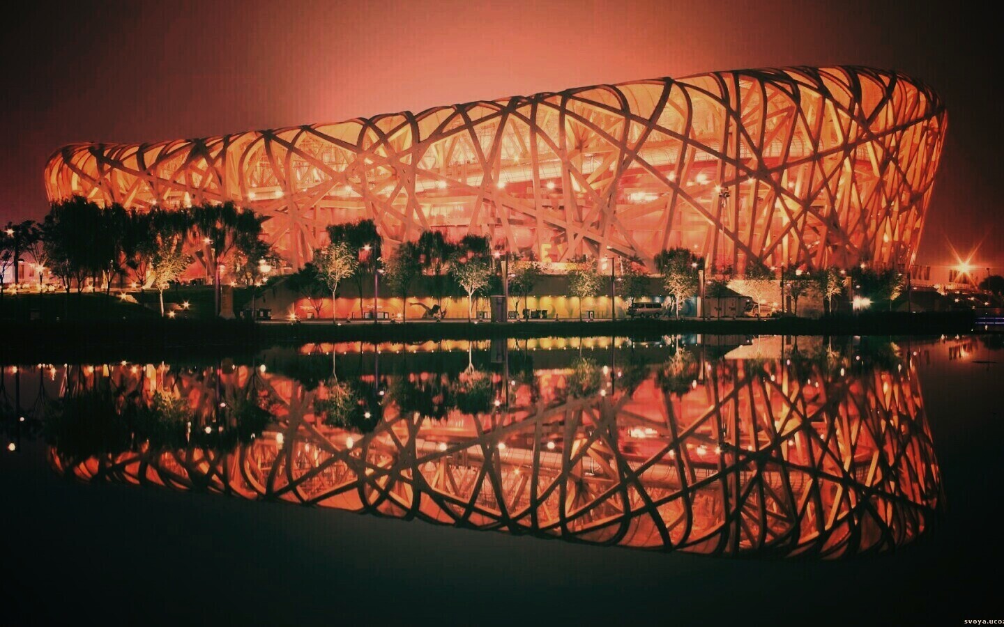 Олимпийский стадион Birds Nest обои
