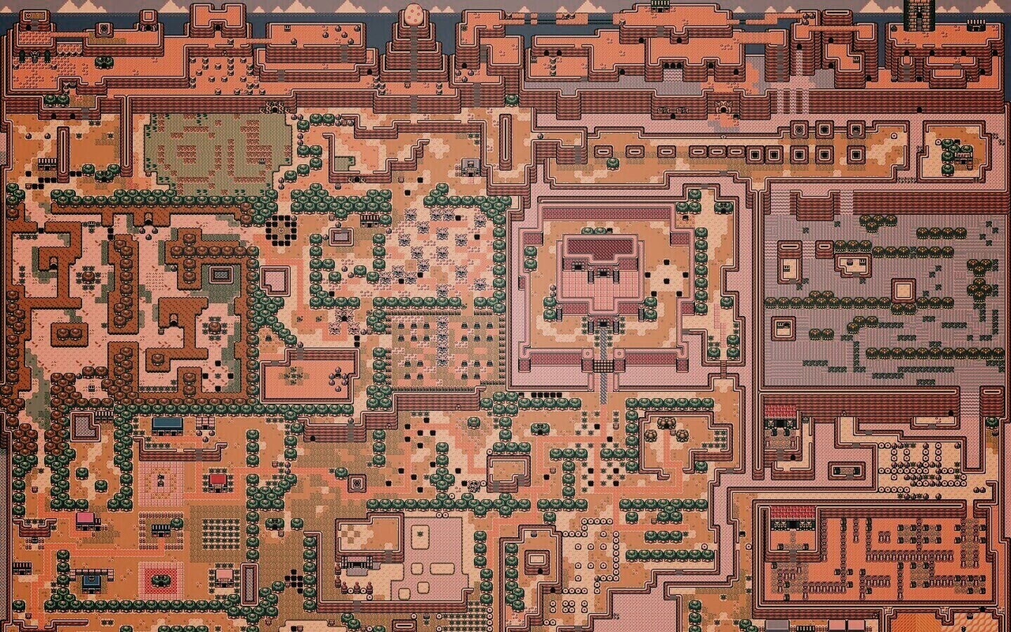 Пиксельный мир обои