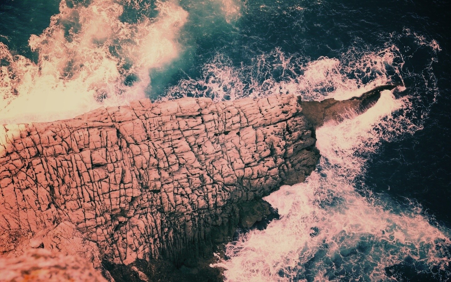 Водораздел в море обои