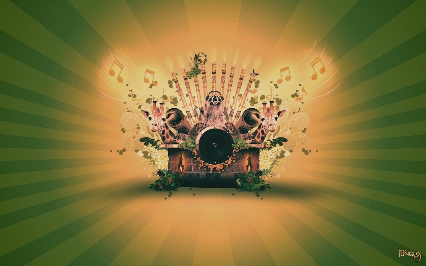 Музыка джунглей обои