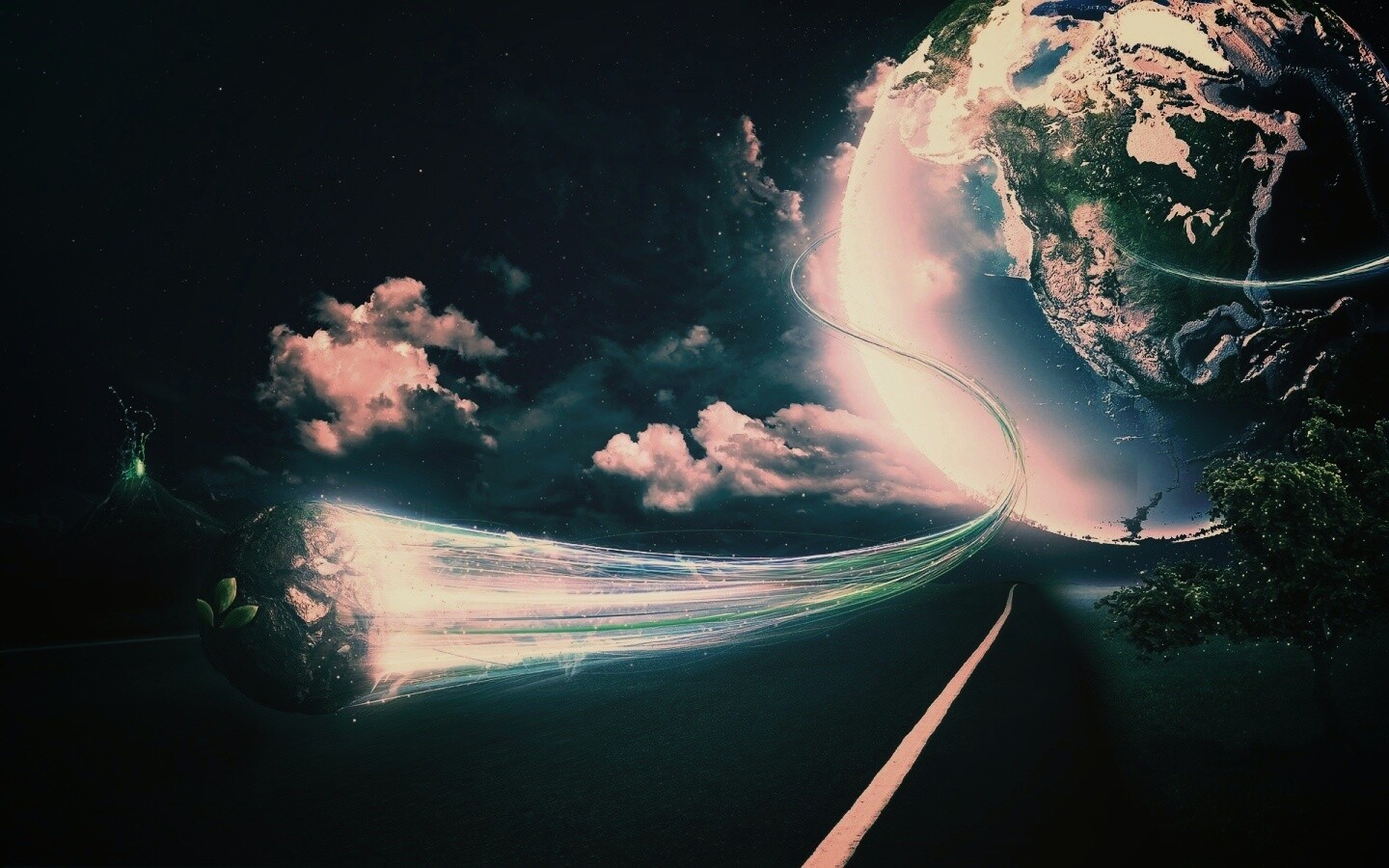 Полет с земли обои