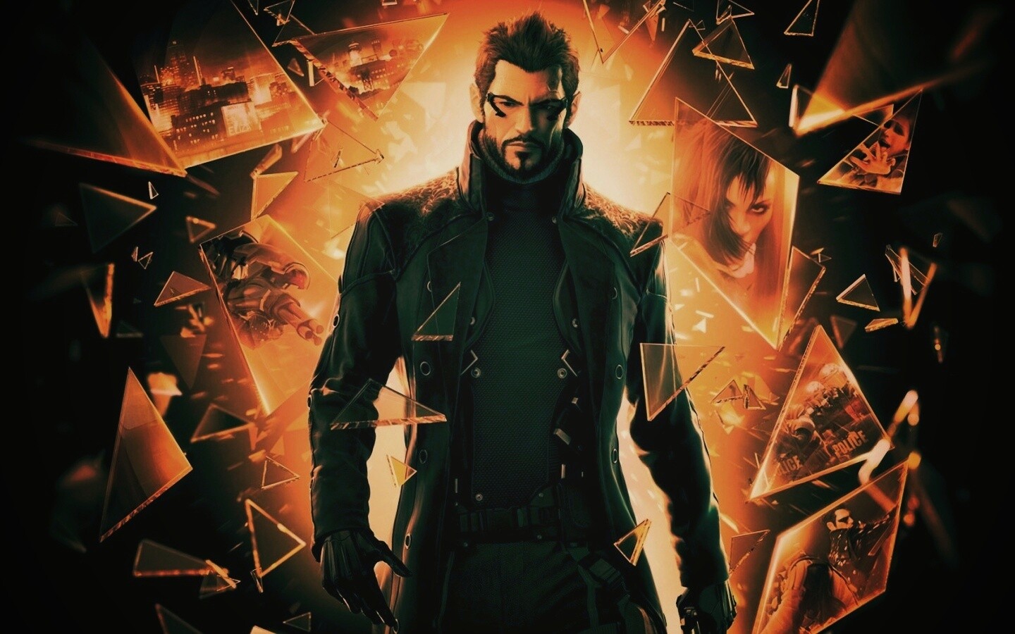 Адам Дженсен из Deus Ex : Human Revolution обои