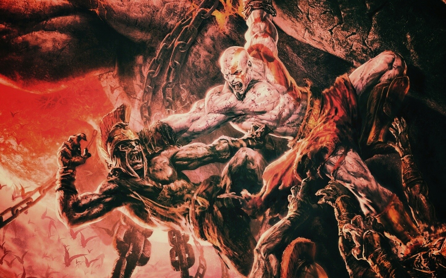 Бог войны обои