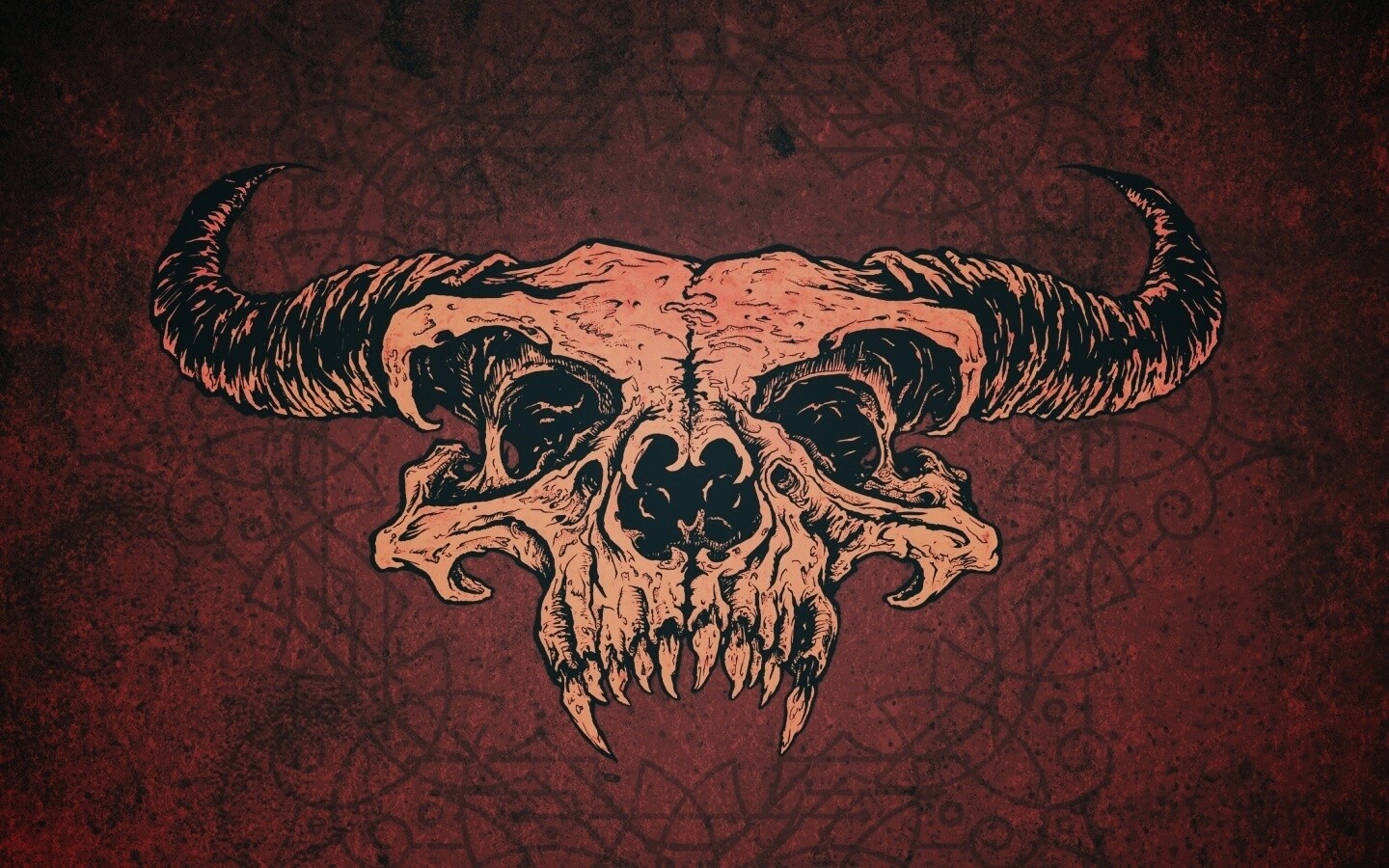 Череп дьявола обои