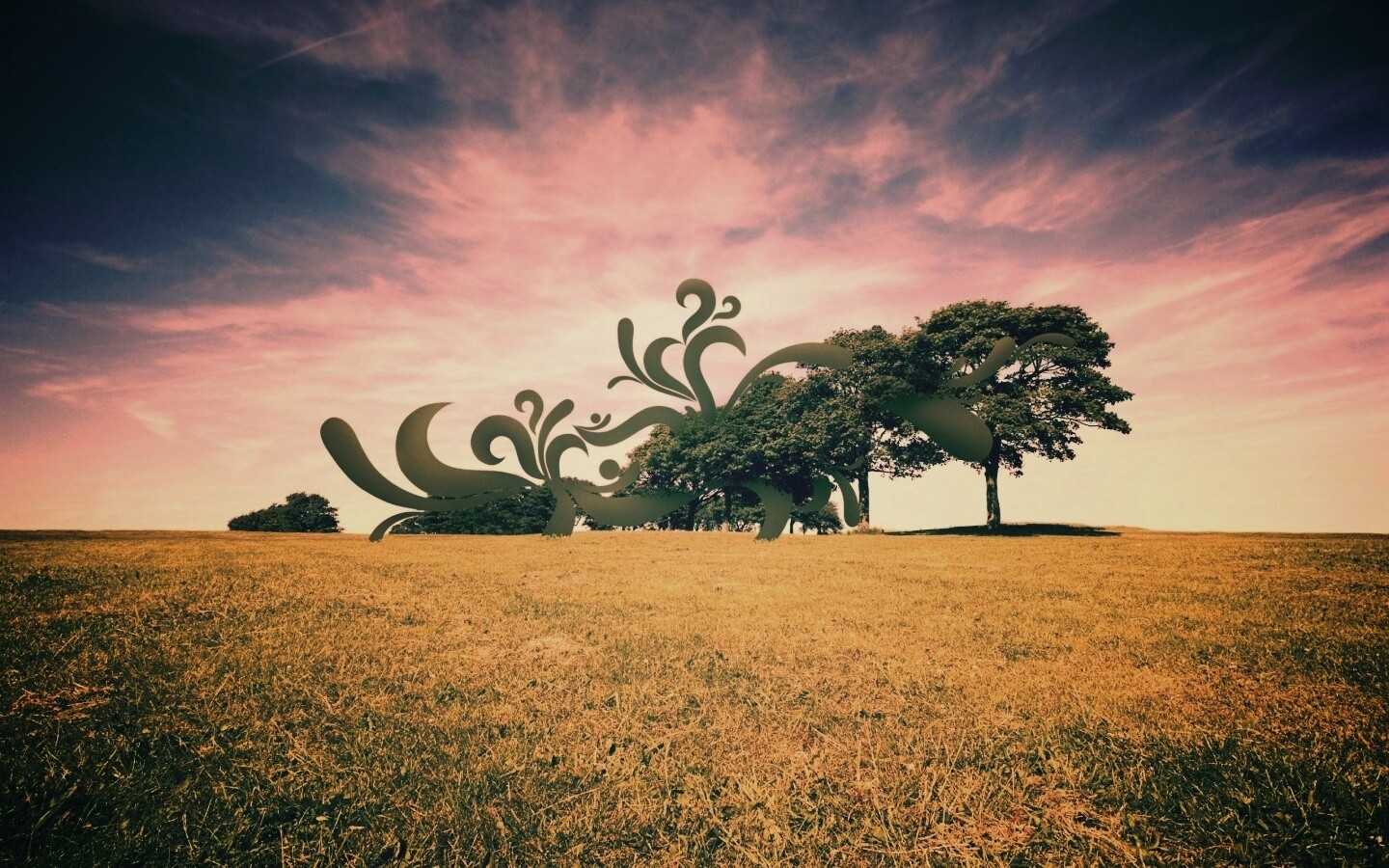 На равнине обои