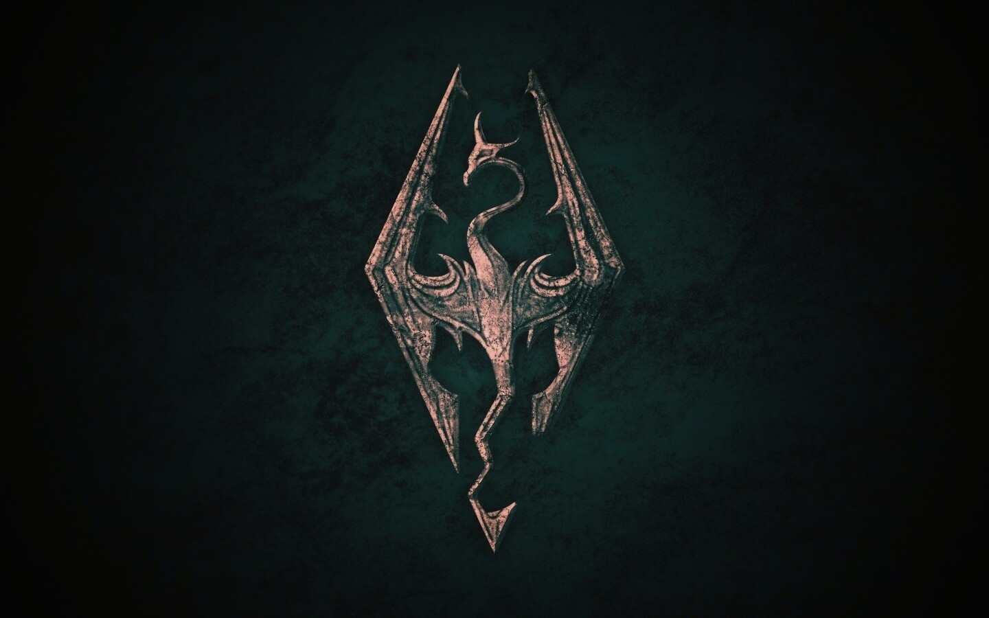 Логотип Skyrim обои