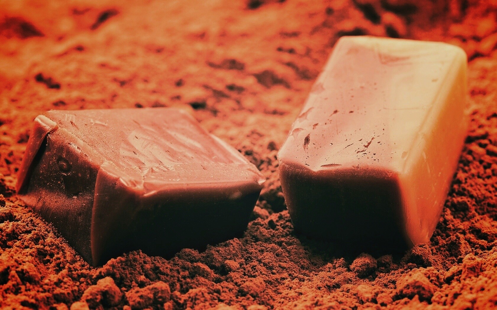 Ириски в какао обои