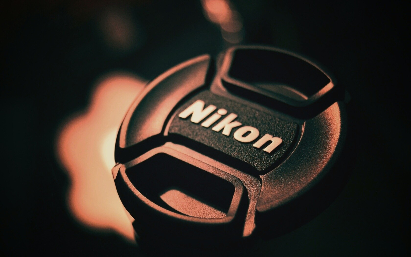 Крышечка от объектива Nikon обои