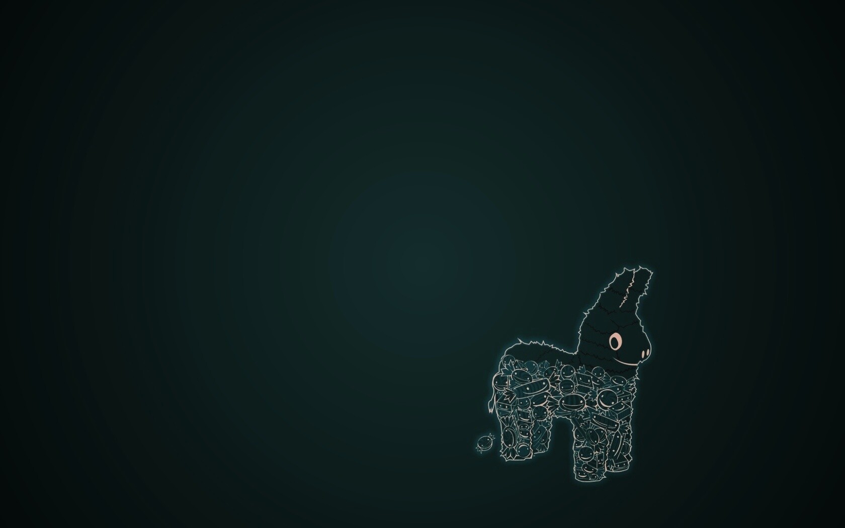 Кофеты прячутся в пинате обои