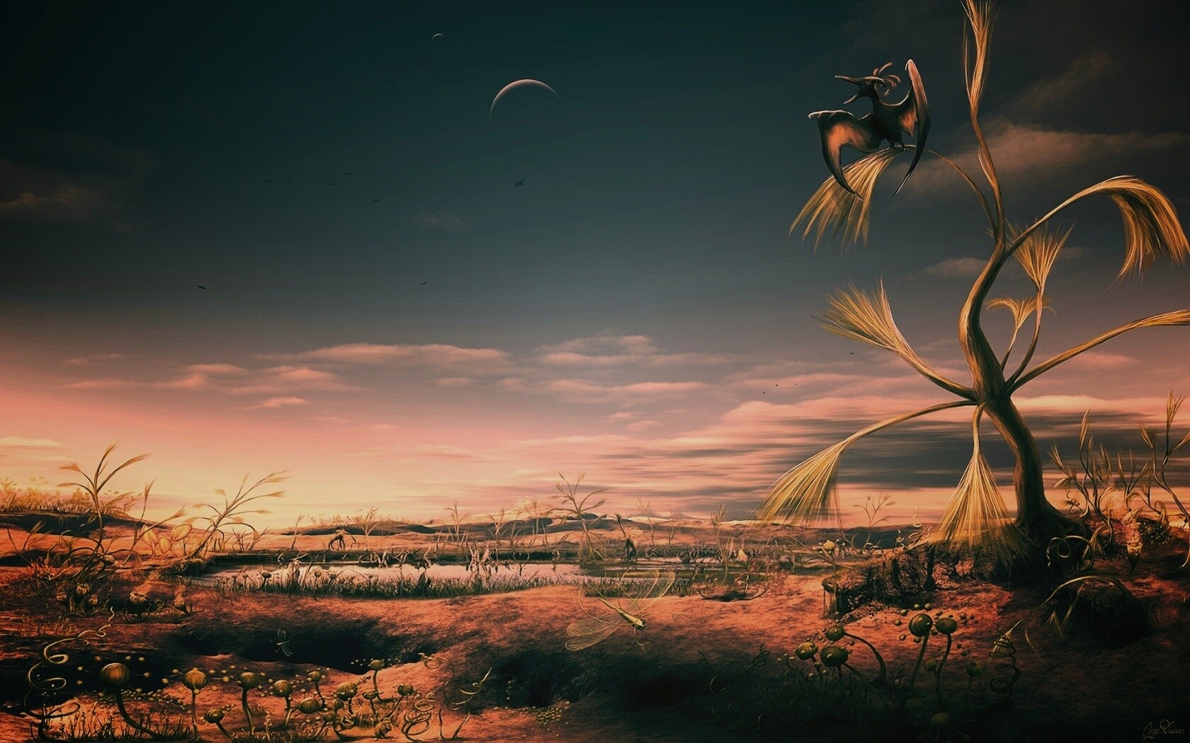 Флора и фауна другой планеты обои