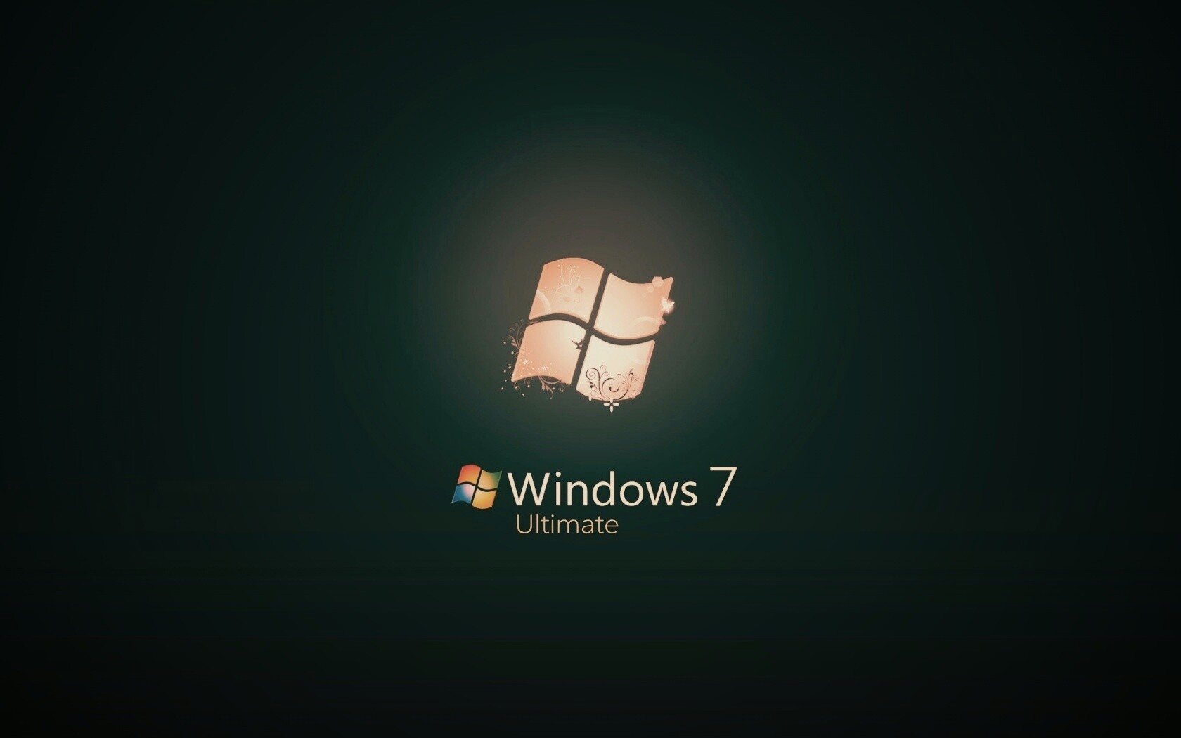 Логотип WIndows 7 Ultimate обои