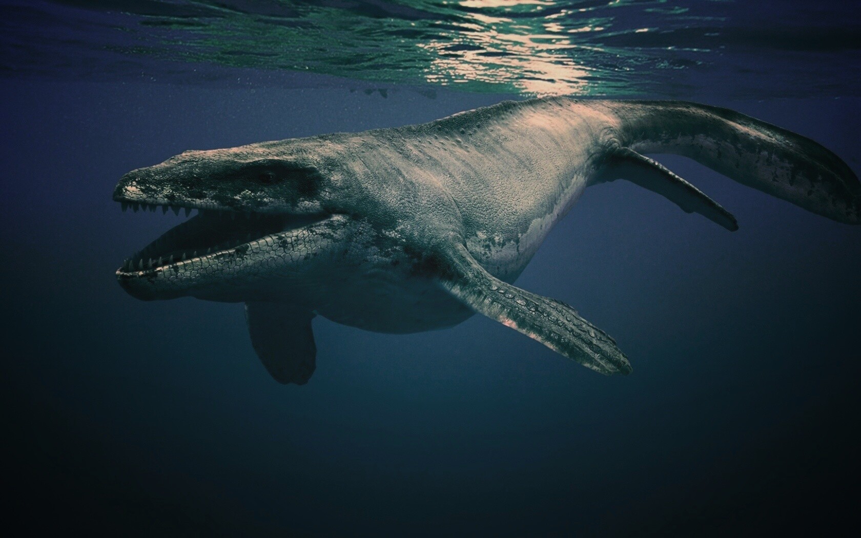 Морской динозавр обои