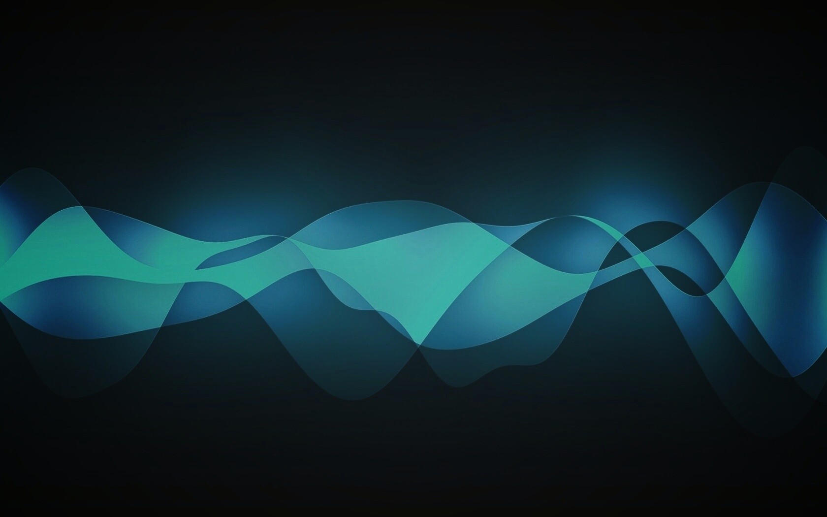 Синии волны обои