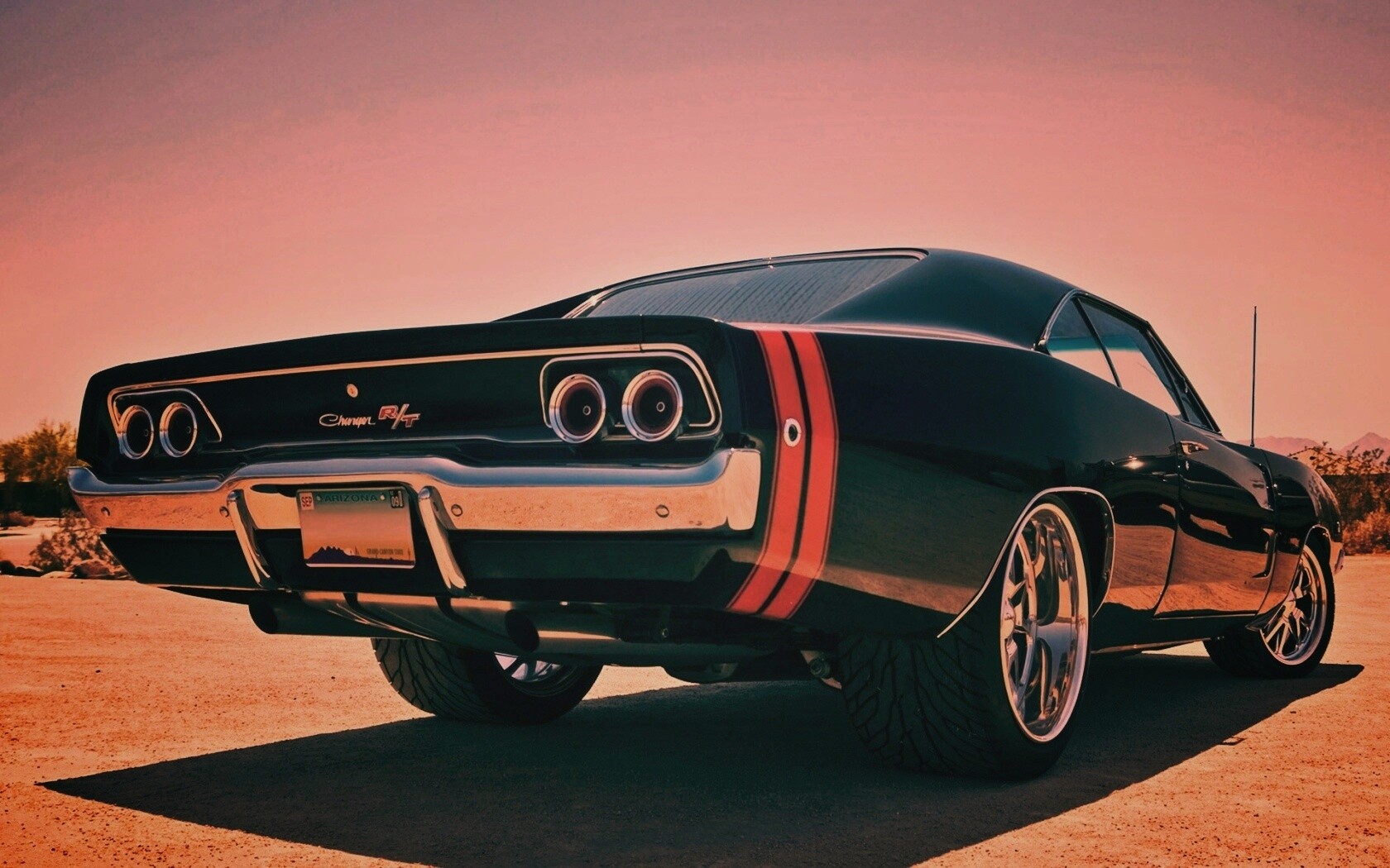 Зад Dodge Charger обои