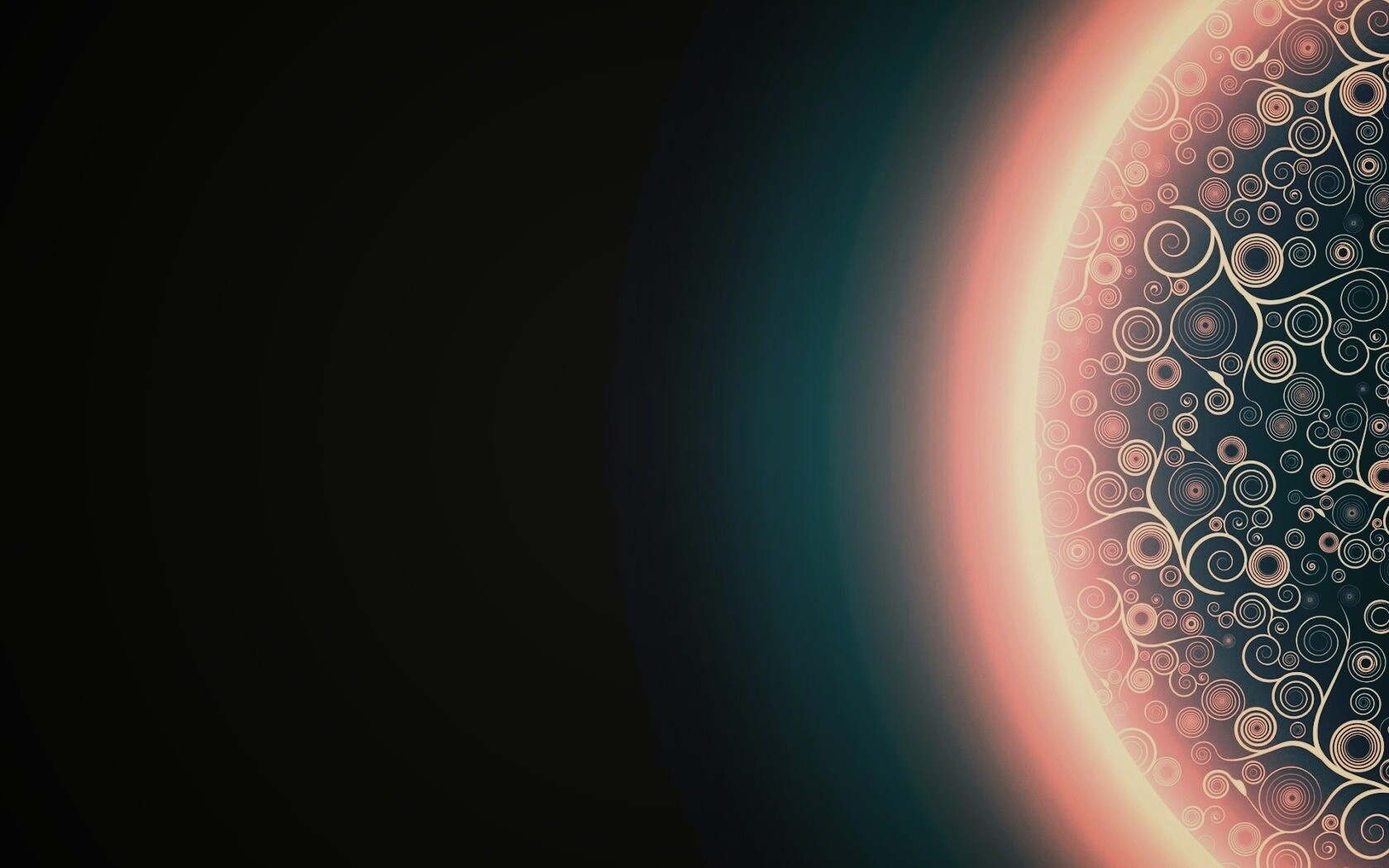 Планета из узоров обои