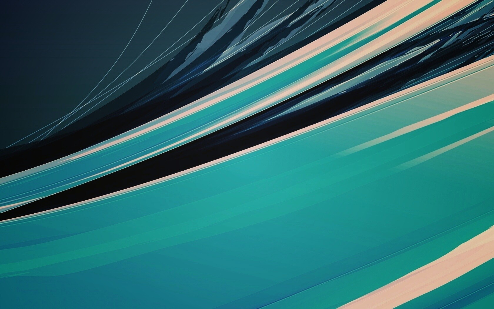 Синие и голубые линии обои