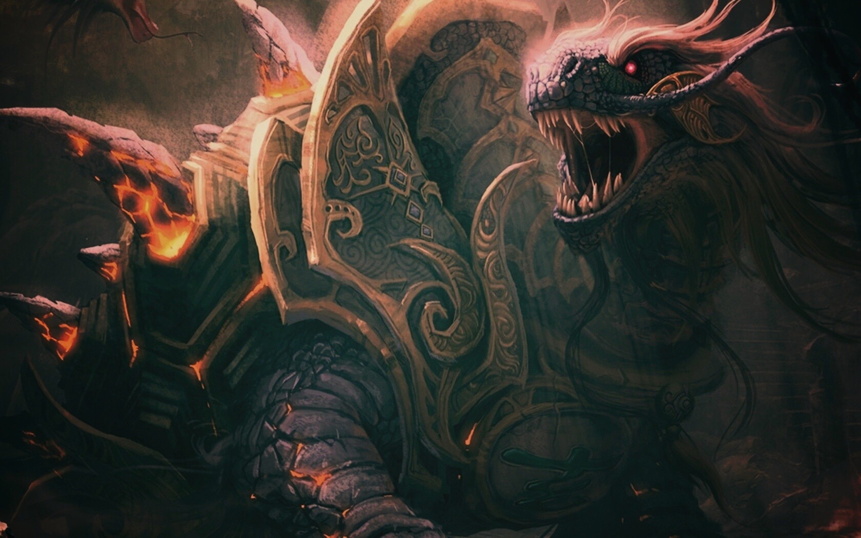 Драон-черепаха обои