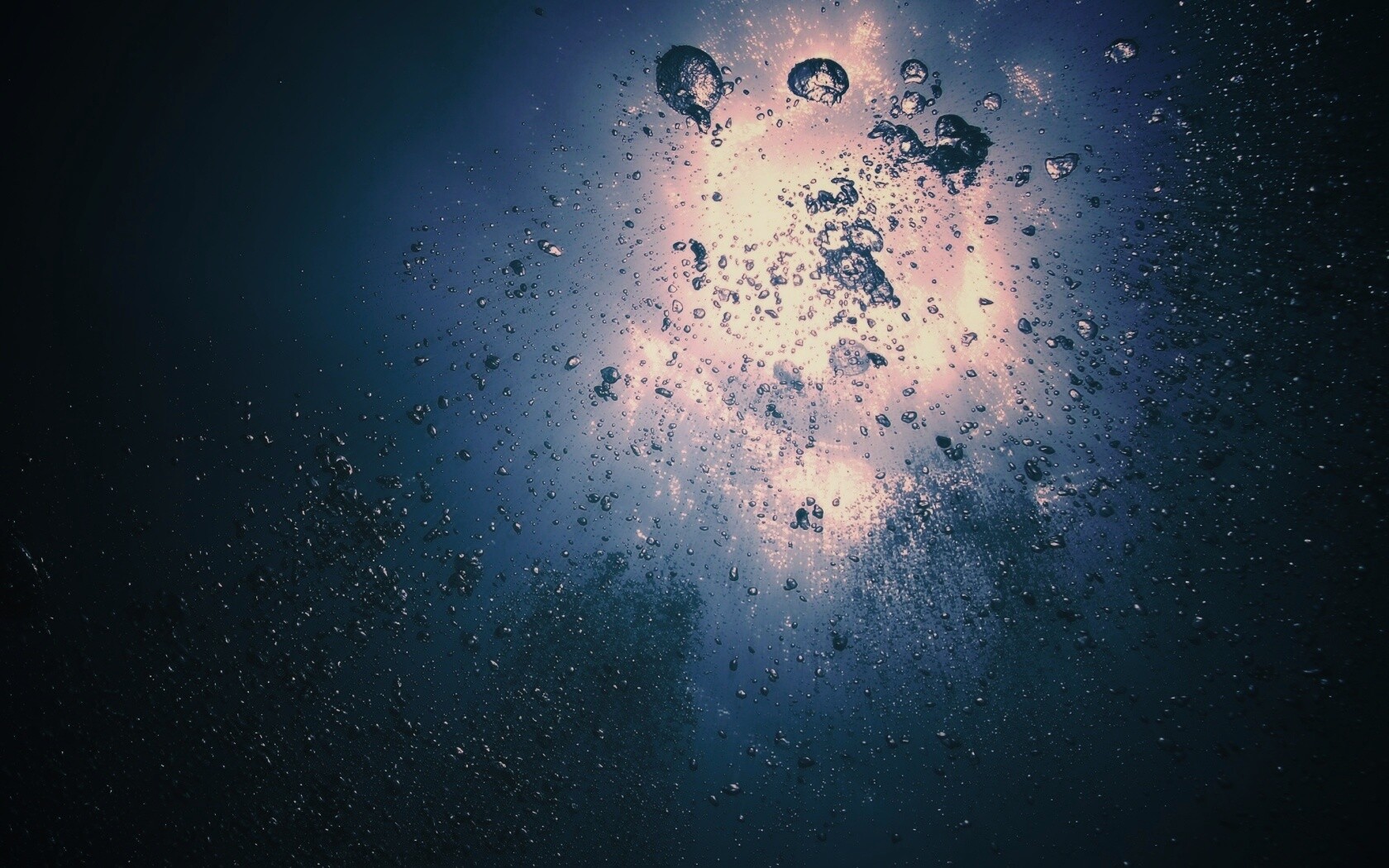 Всплывающие пузыри обои