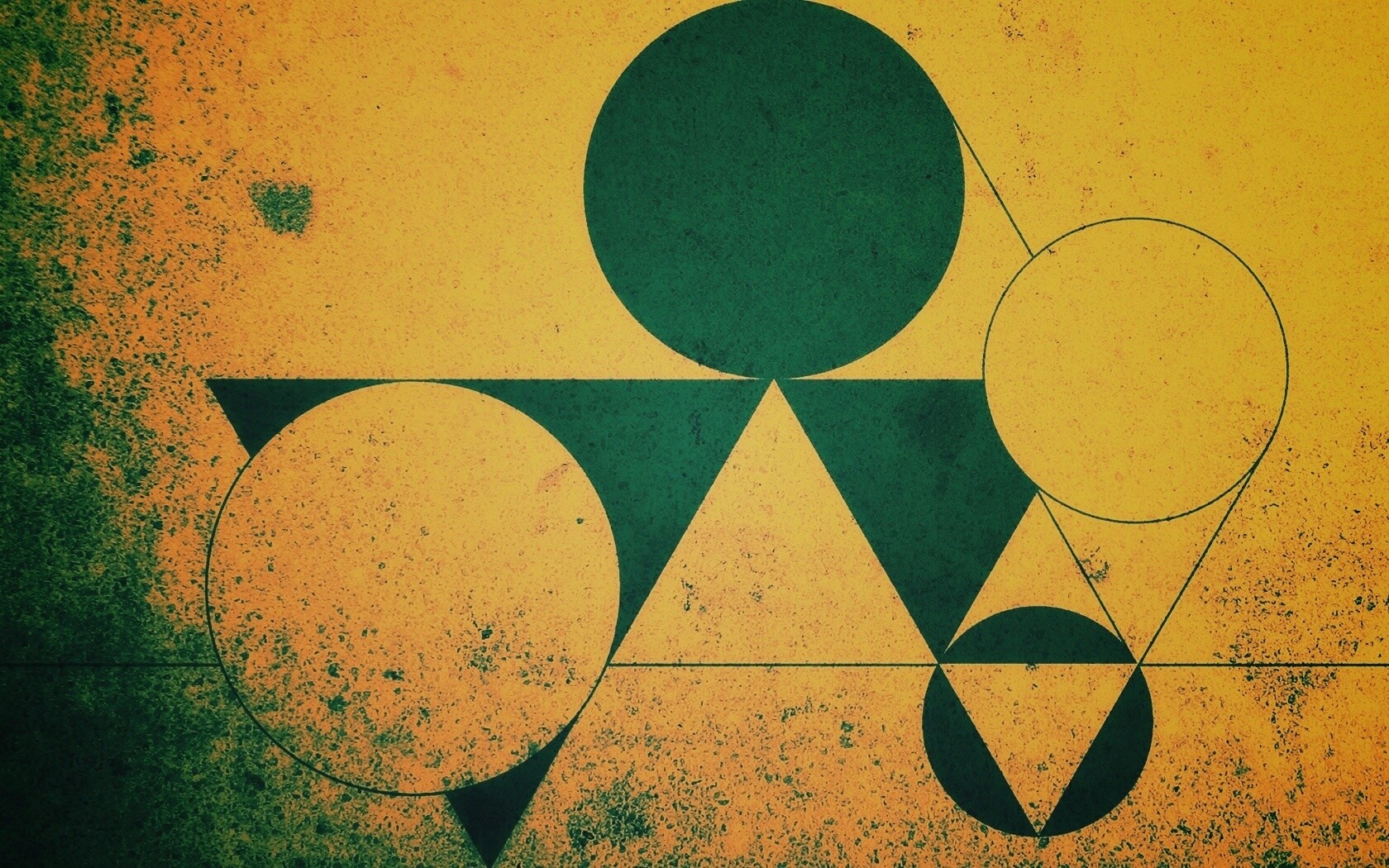 Структура из геометрических фигур обои