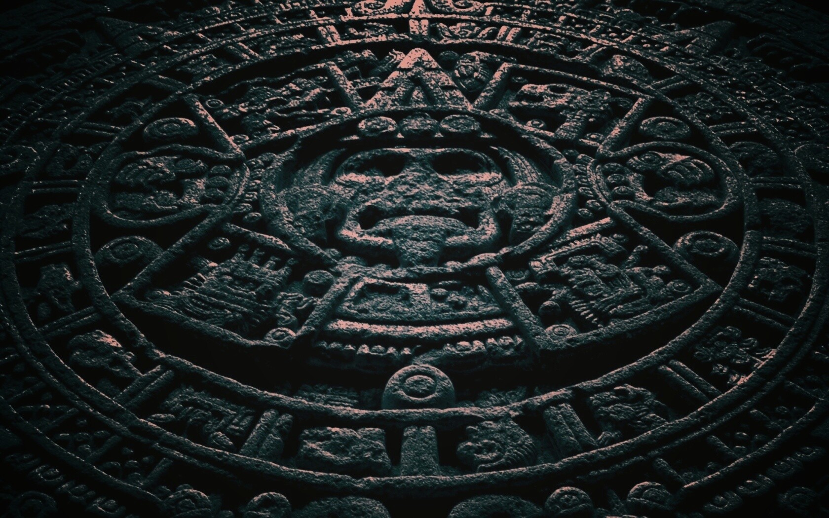 Индейские записи высеченные в камне обои