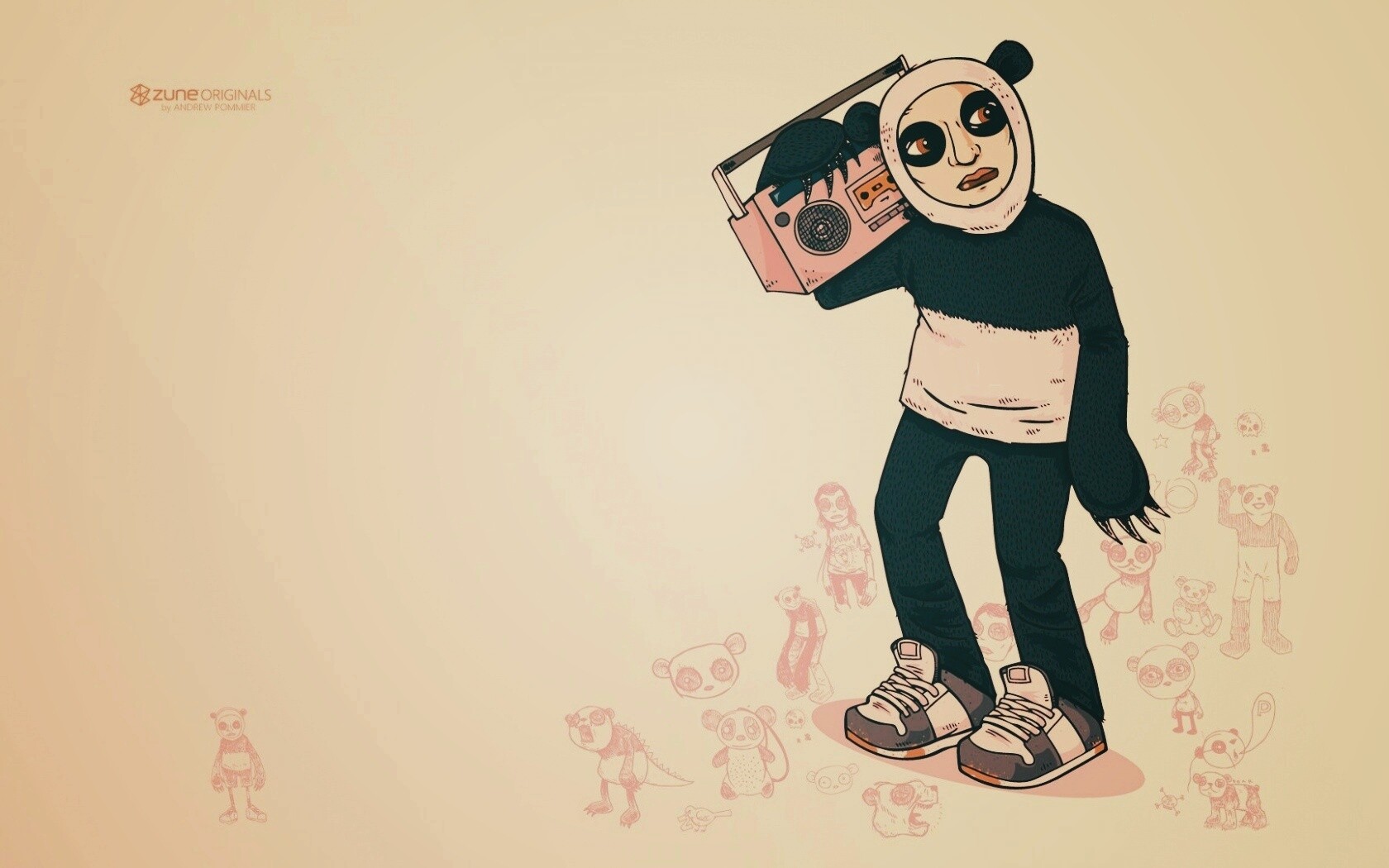 Панда - ньюэйдж обои