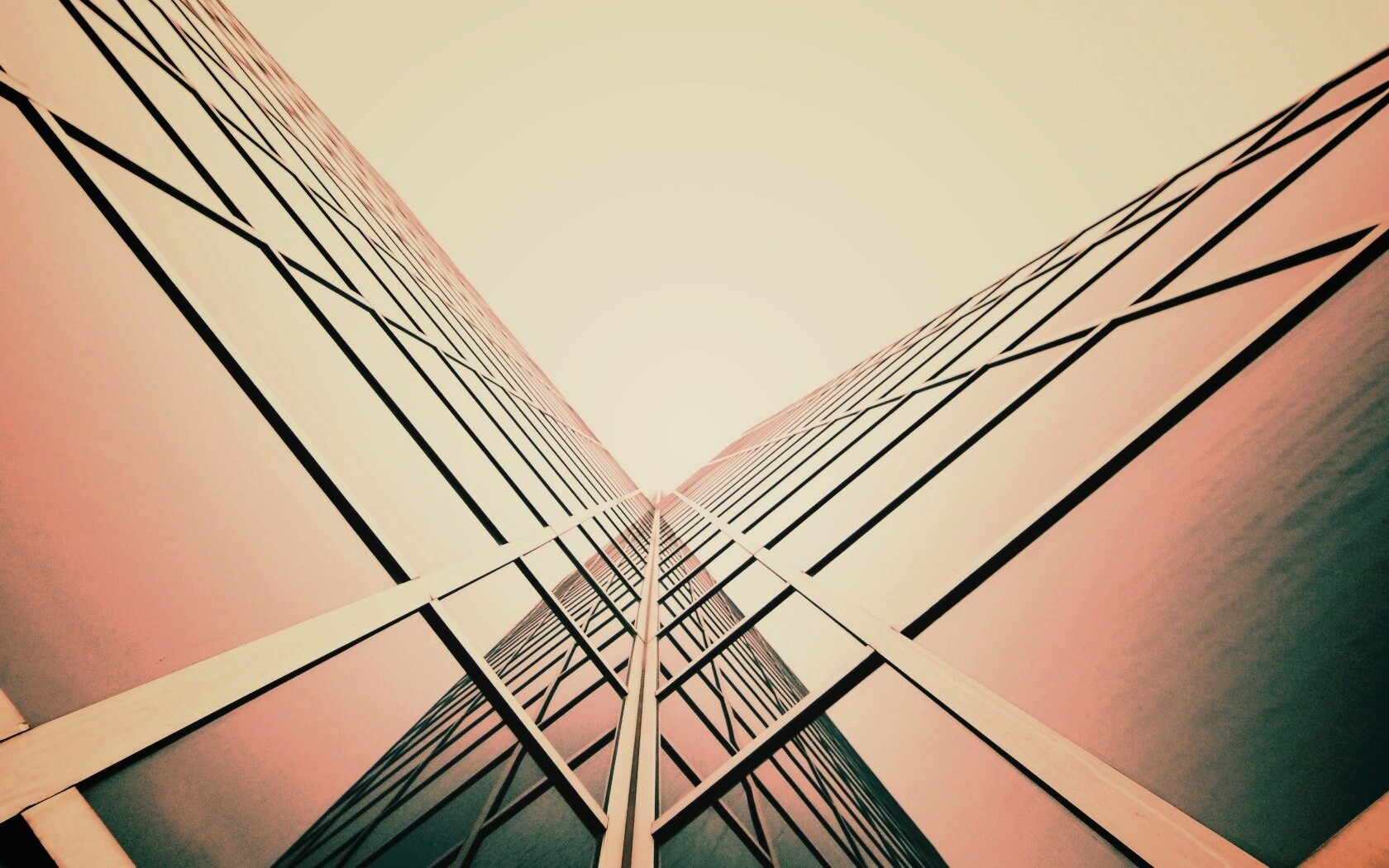 Стекло и сталь обои